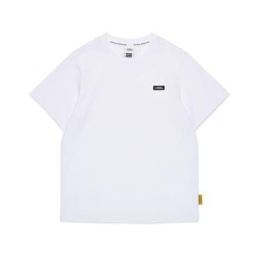 내셔널지오그래픽키즈 K255UTS020 스몰로고 반팔티 WHITE
