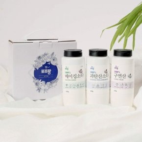 선물세트다목적3종세트/베이킹소다+과탄산소다+구연산_