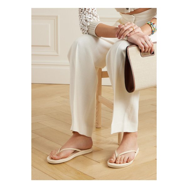 사이오나라 가죽 플립플랍 오프 화이트 1647597332180402