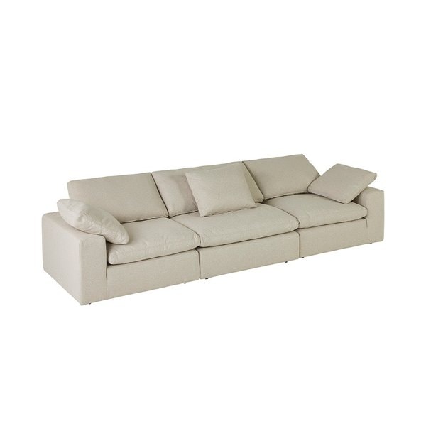 [희망일배송] 캄포구스30 클래식 4인소파_아이보리