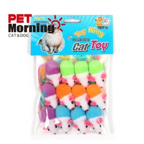 펫모닝 칼라 캣닢 마우스 12P(PMC-203)/고양이장난감