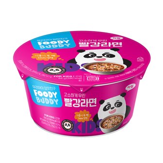 푸디버디 빨강라면 컵 (84g X 1개)