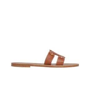 (W) 셀린느 카프스킨 트리옹프 뮬 탄 (W) Celine Triomphe Mule in Calfskin Tan