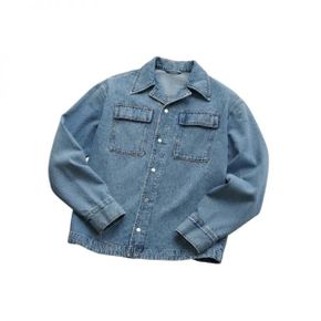 아미 26FW 코튼 캠프 칼라 오버셔츠 (HJK967 DE0046 480)