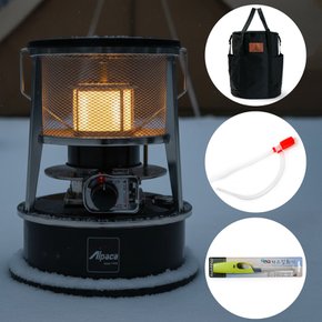알파카 석유난로 APC-231CW 블랙 가방포함 캠핑용 기름 심지 등유 난로 석유히터
