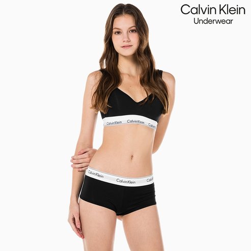 Calvin Klein Underwear 여성 모던 코튼 쇼티 (F3788-001)