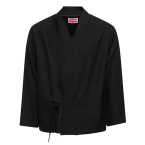 남성 Kimono 울 재킷 블랙 80I3ER007 6021882