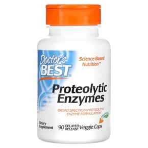 [해외직구] 닥터스베스트 프로티얼리틱 엔자임 90베지캡슐 2팩 Doctor`s Best Proteolytic Enzymes