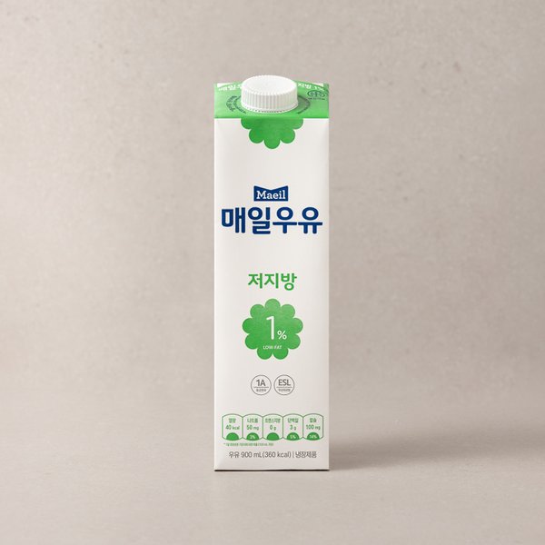 [매일유업] 저지방 1% 900mL