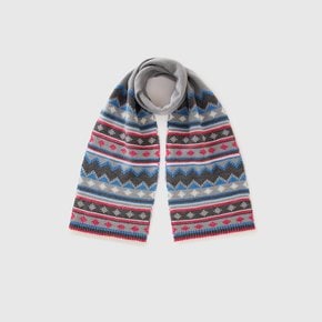 FairIsle knit scarf_16BYEU016507