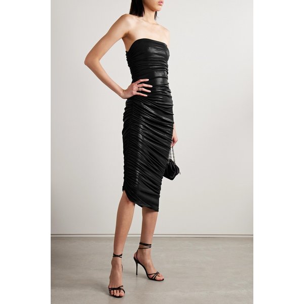 노마카말리 다이애나 스트랩리스 루시드 어시메트릭 스트레치 미디 원피스 1647597324891267