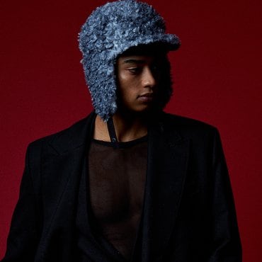 리끌로우 DORI TWO-WAY EARFLAP HAT BLACK