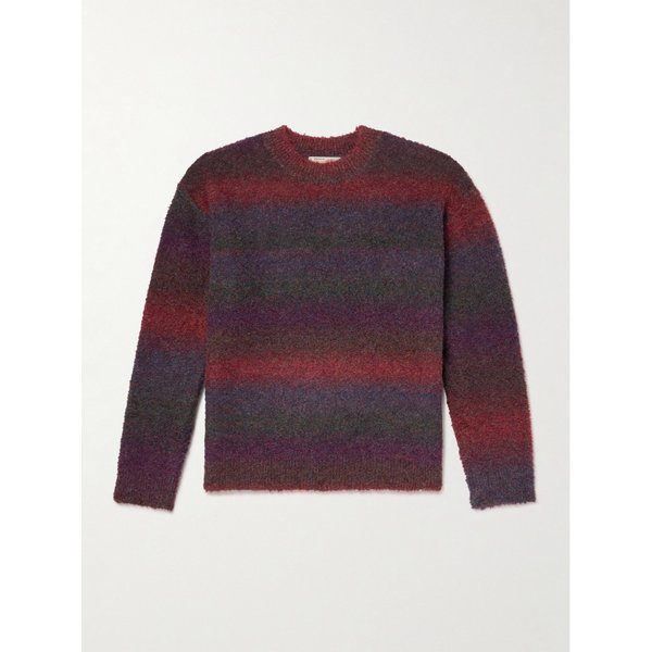 프리즘웍스 스트라이프 부클 스웨터 46376663163037718