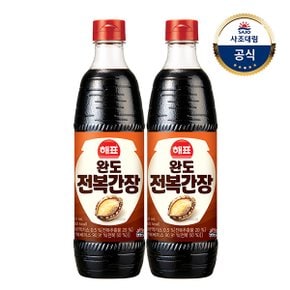 [사조대림] 완도 전복간장 840ml x2개