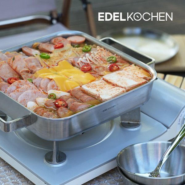 통3중 정사각 전골팬 23*23cm (사틴)