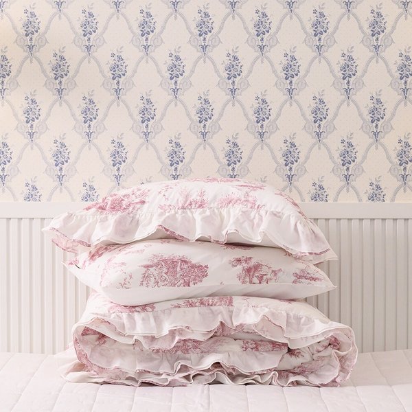 더블리 플뢰르 30수 광목 베개커버 50x70 2type 4컬러