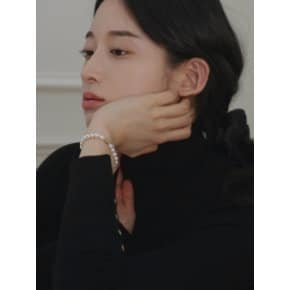 rice pearl bracelet(14K gold-filled magnetic clasp)