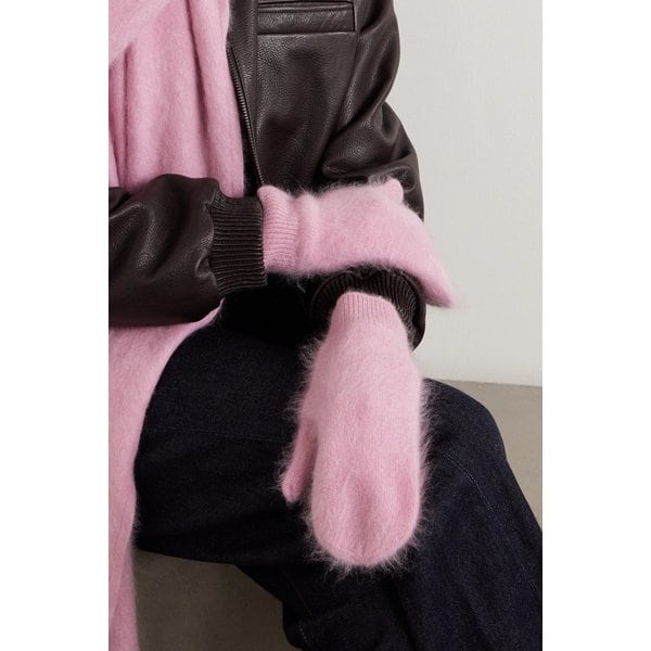 브러시드 캐시미어 핑크 벙어리 장갑 46376663162956847