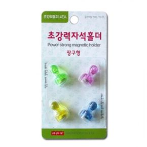 (학습교재)자석나라 초강력 자석 메모홀더-장구형