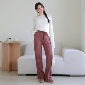 [최초가 89,900원][르포엠]끌레르 캐시미어 울 니트 팬츠