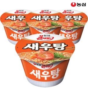 농심 새우탕 큰사발 115g x 4개