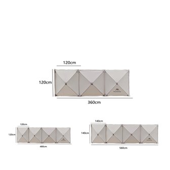  【해외직구】 마운틴하이커 캠핑 아웃도어 윈드스크린 바람막이 가림막 / 무료배송