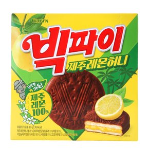 크라운 빅파이 제주레몬허니 324g