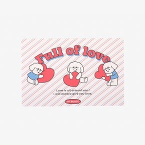 마이 버디 일러스트 카드 - 11 Full of love