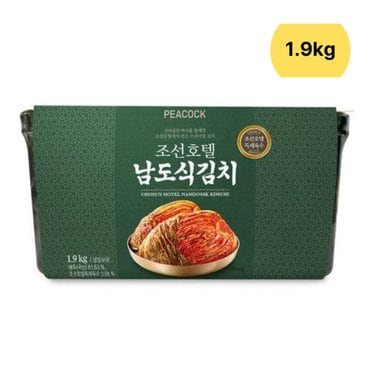  피코크 조선호텔 남도식 김치 1.9kg