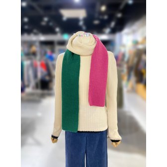 베네통 [여주점] 컬러 블럭 머플러 (BCMFA1561)