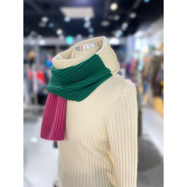 [여주점] 컬러 블럭 머플러 (BCMFA1561)