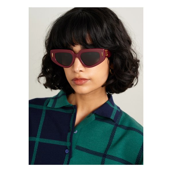 아나그램 캣아이 아세테이트 선글라스 레드 46376663162887329