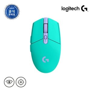 Logitech 로지텍코리아 로지텍G G304  Lightspeed 무선 게이밍 마우스 민트