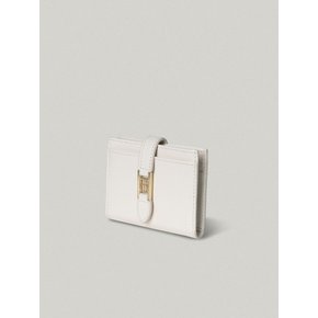 CLASSIC LOGO CARD WALLET IN IVORY