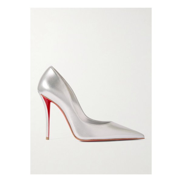 미스 Z 미러 가죽 펌프스 100mm 실버 46376663162833664