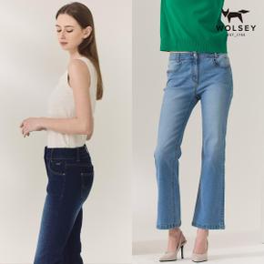 [26년최신상] 울시 여성 봄 데님팬츠 2종