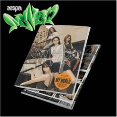 개봉앨범 포토카드 없음 / 에스파(aespa) - 미니3집 MY WORLD (Tabloid Ver.)