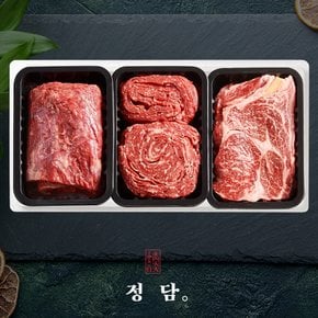 [SSG 정담][냉장/1+등급이상][농협영주한우]구이정육4호 (등심/불고기/국거리(양지)) / 1.5kg