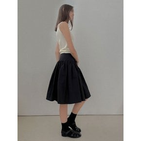 [24 SUMMER][SALT Label] CETUS FLARE SKIRT_BLACK