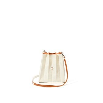 조셉앤스테이시 Lucky Pleats Canvas Cross Mini Ivory_Cream(0JSM3CB40304F)