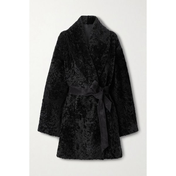 바네사 벨티드 시어링 코트 46376663162919451