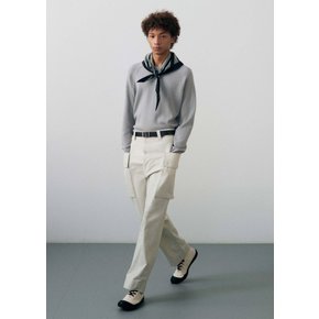 엠에이치엘 26SS Printed Woven Scout Scarf, Fog