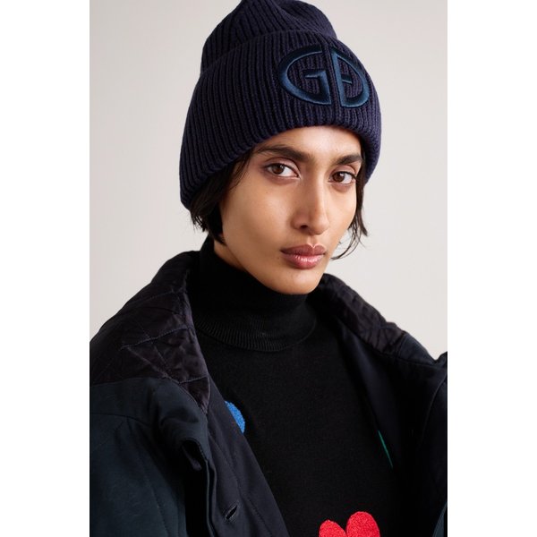 골드버그 발레리 자수 리브 니트 비니 46376663162919556