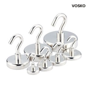 보스코 초강력 네오디움 고리자석 E10 지름 10mm 원형 마그네틱 후크 행거