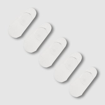 JAJU 여 코튼 미들컷 페이크 삭스 5족 J146903001001