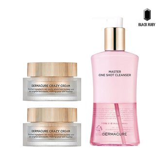 더마큐어 크레이지 크림 50ml x2 + 마스터 원샷 클렌저 시즌2 200ml