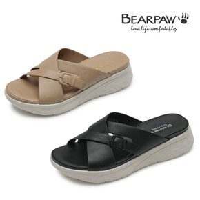 베어파우(BEARPAW) 여성 CINDY 슬리퍼 2종택1 K2262PBW