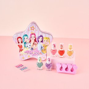 시크릿쥬쥬 틴케이스 네일5종  유아네일 어린이화장품 수성네일 임산부네일 유아매니큐어
