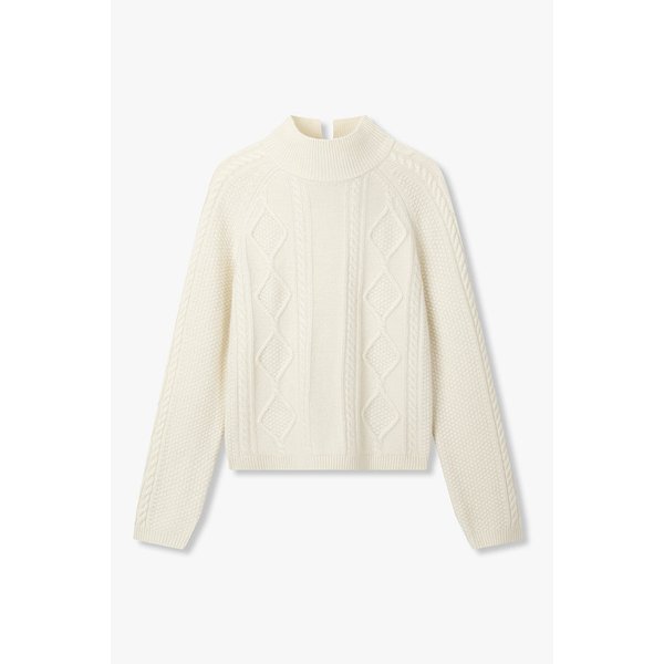 하이넥 케이블 니트 풀오버 7255450108106