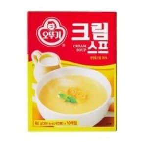 오뚜기 스프 크림스프 80g 10팩/양송이스프